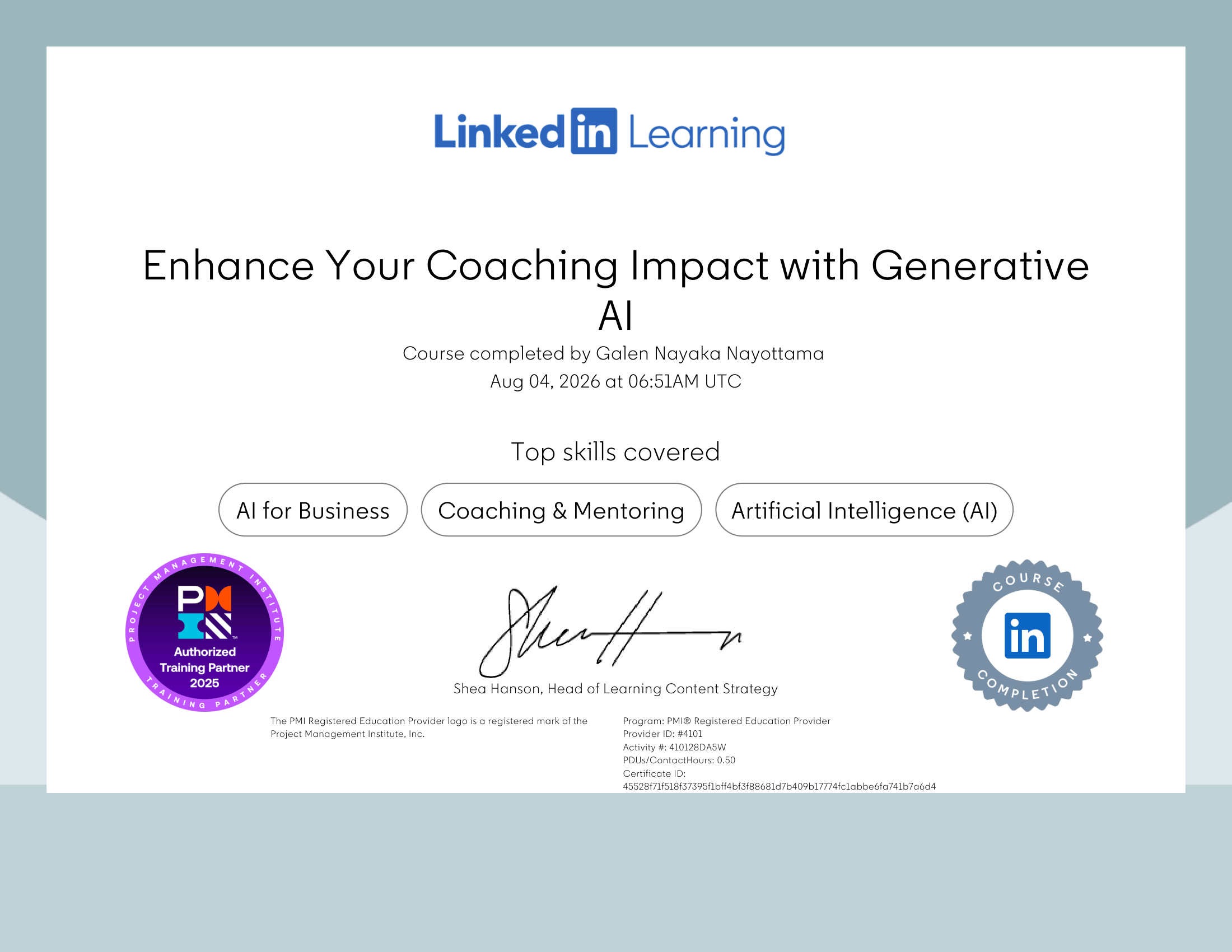 Enhance Your Coaching Impact with Generative AI Certificate